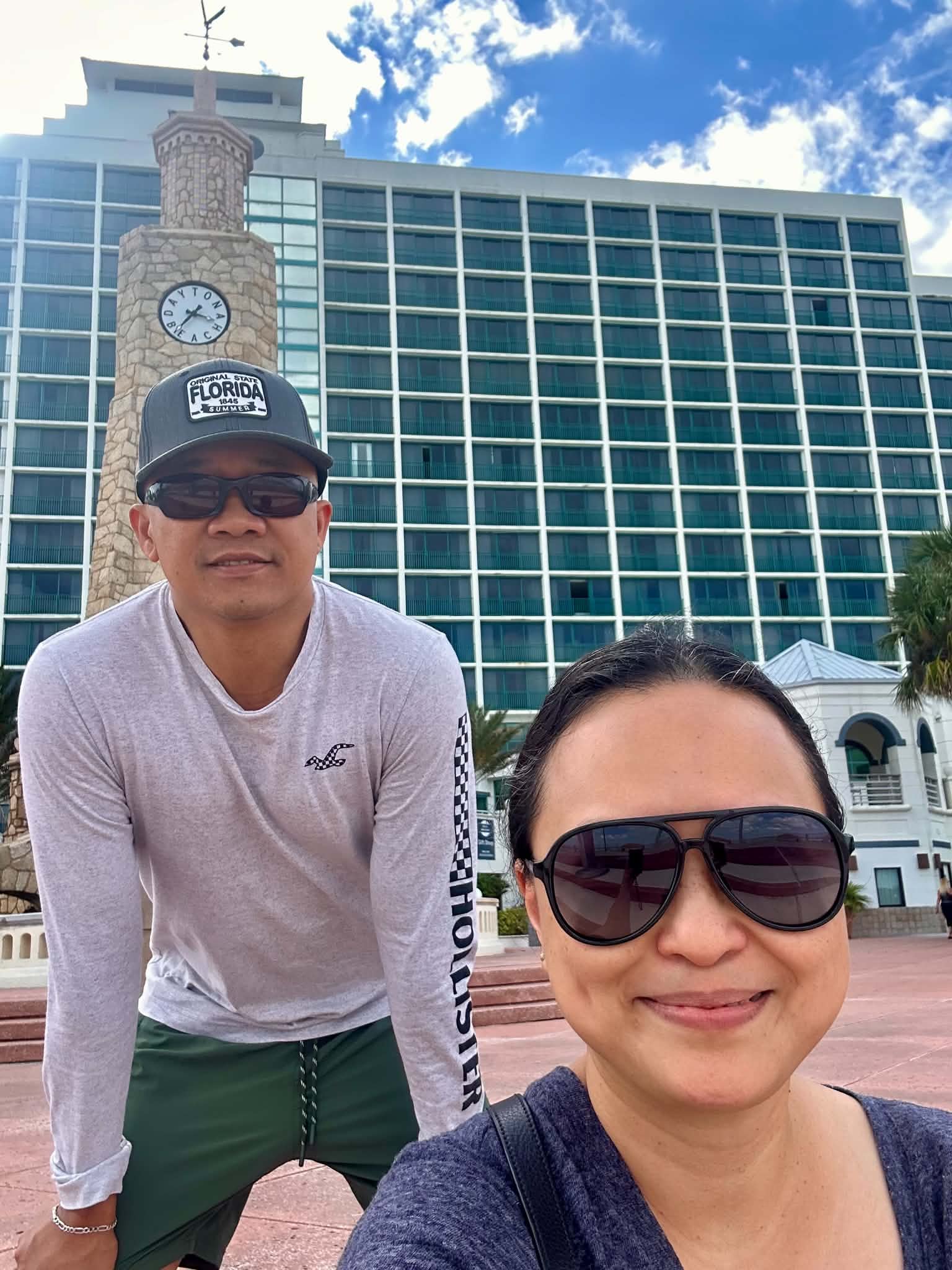 Elsbeth and Nathaniel in Daytona Beach